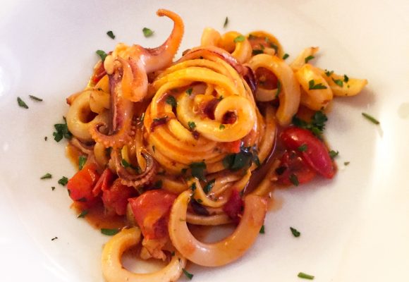 Primi | tagliolini con il pescato del giorno